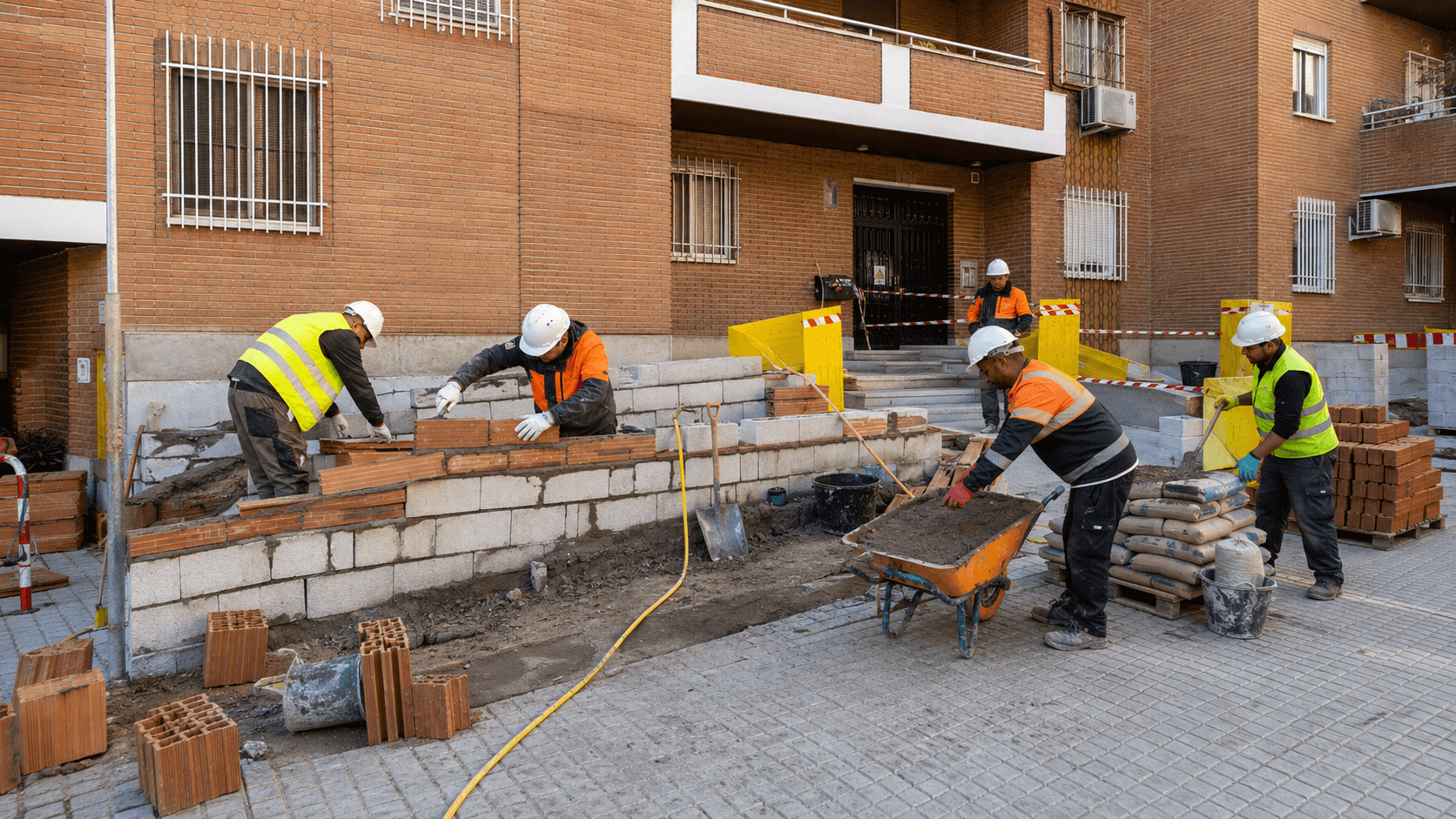 Obra de Grupo Rosales en marcha
